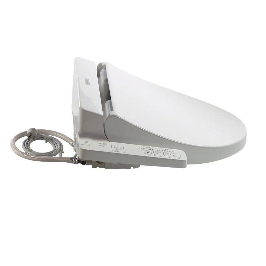 Elongated Bidet Toilet Seat, White W300