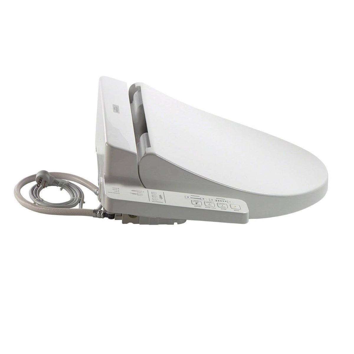 Elongated Bidet Toilet Seat, White W300