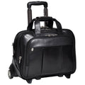 Black Leather Laptop Case Q289