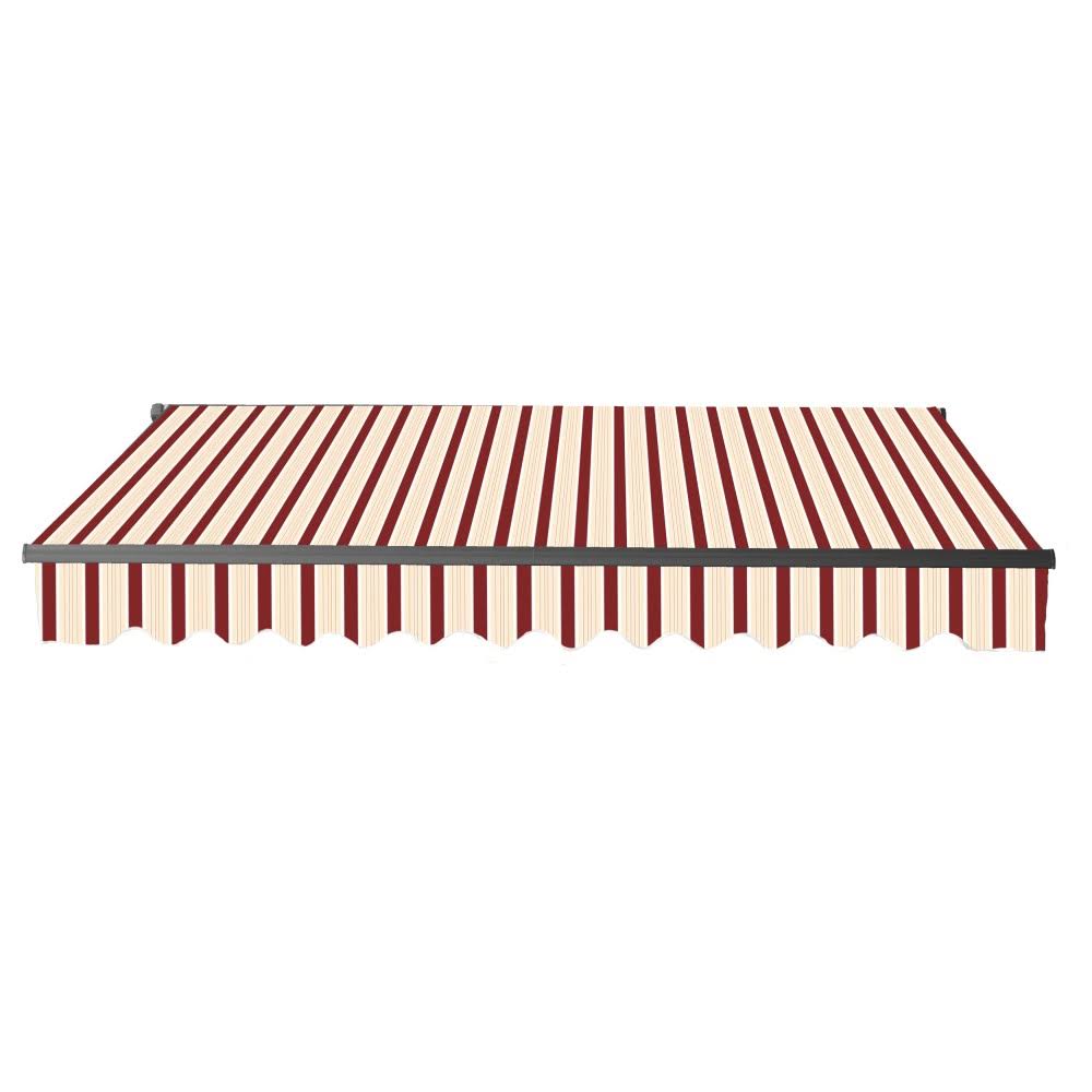 Black Frame Retractable Patio Awning 10 x 8 Feet B76010