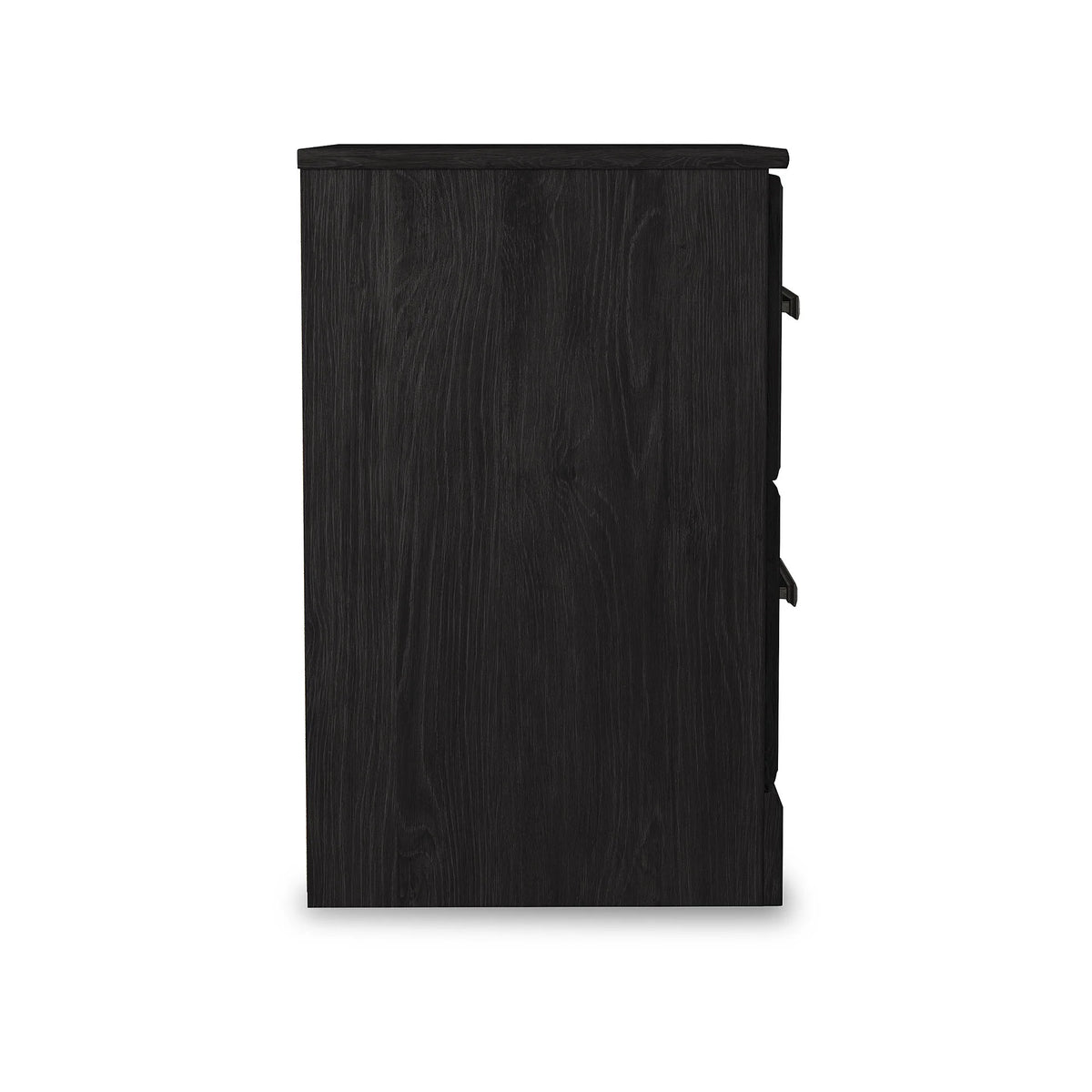 Black 2 Drawer Nightstand C964