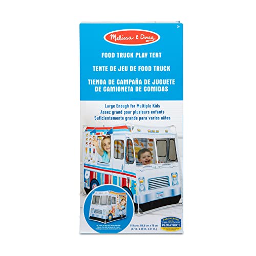 Double-Sided Food Truck Play Tent Q436