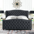 King Velvet Bed V256