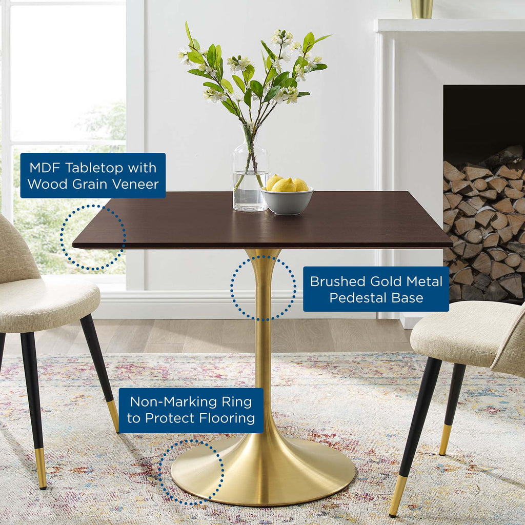 Square Wood Dining Table C413