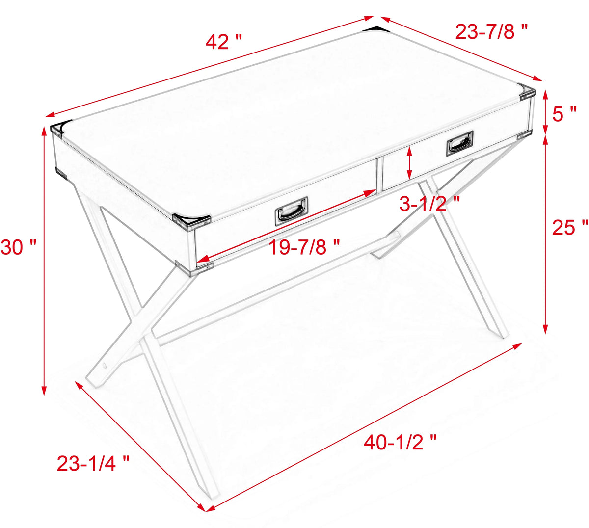 Computer Desk with Storage and Drawers Y7291