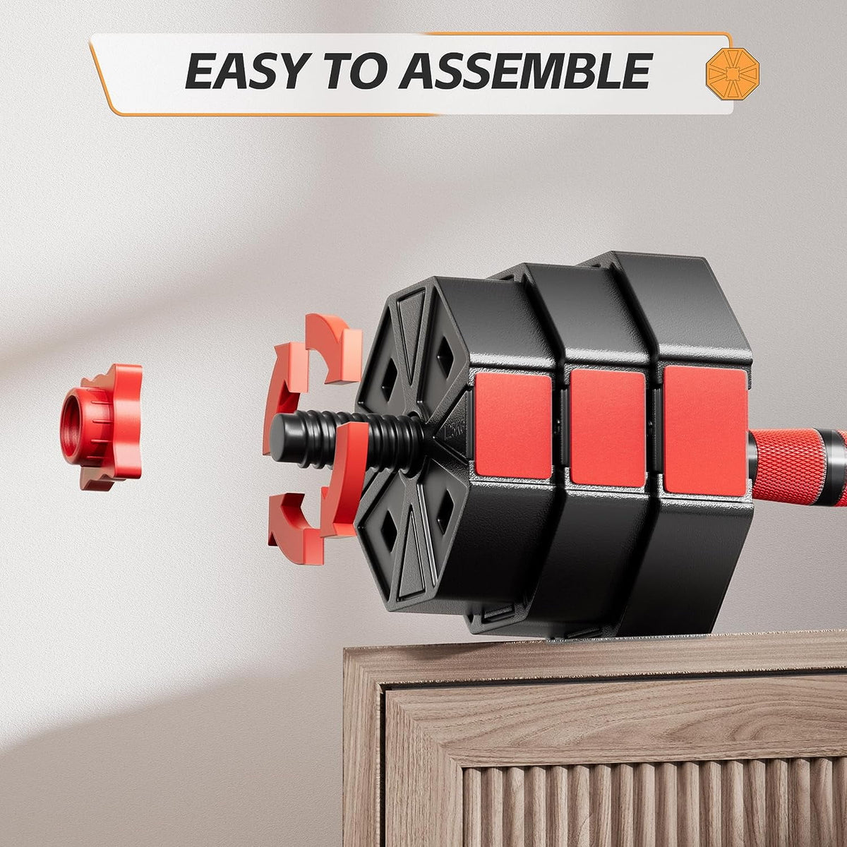 66LB Adjustable Dumbbells Set Q314053