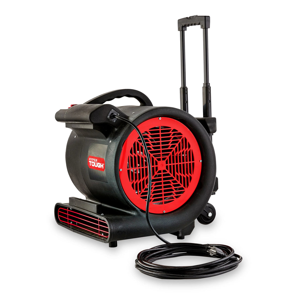 1 HP 3-Speed Utility Fan Air Mover Floor Dryer Black J606829