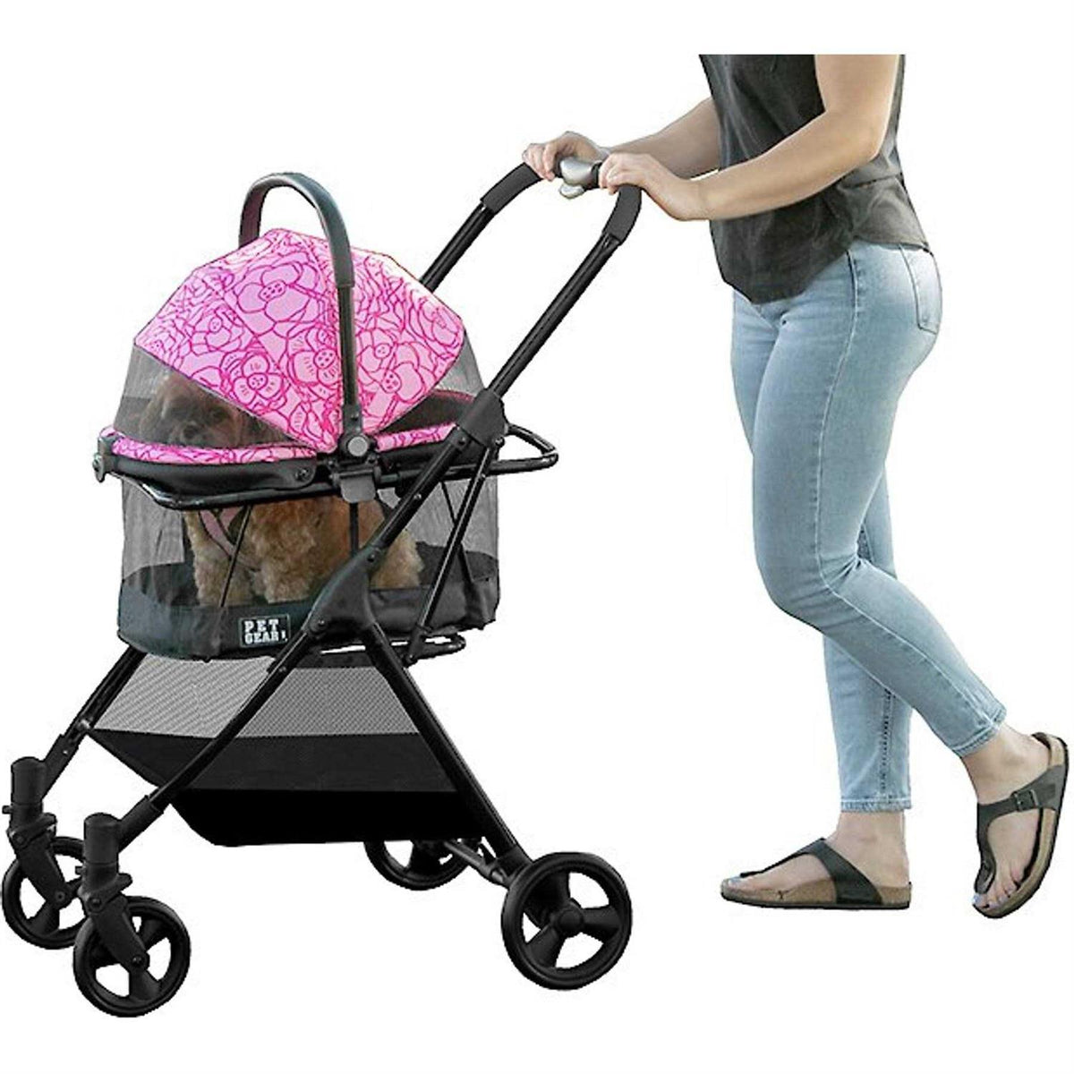 Jet Black Pet Stroller Travel System H426665