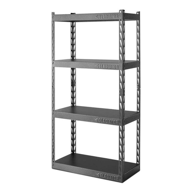 4-Tier Steel Garage Storage Shelving Unit F677214