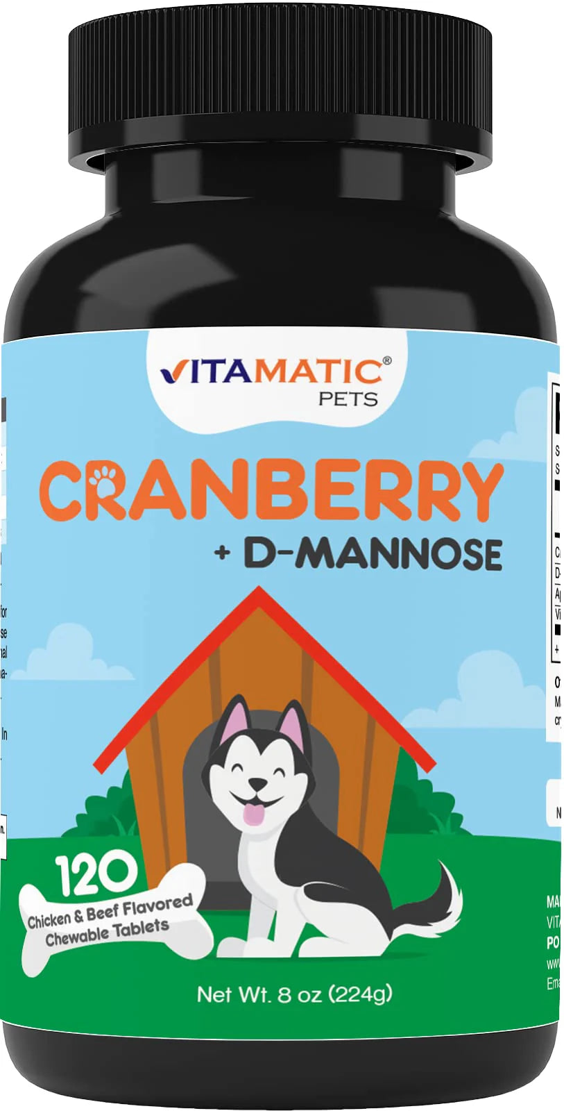 Cranberry Chewable Tablets for Dogs V1709