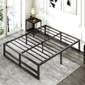 Queen Size Black Metal Platform Bed Frame M748838