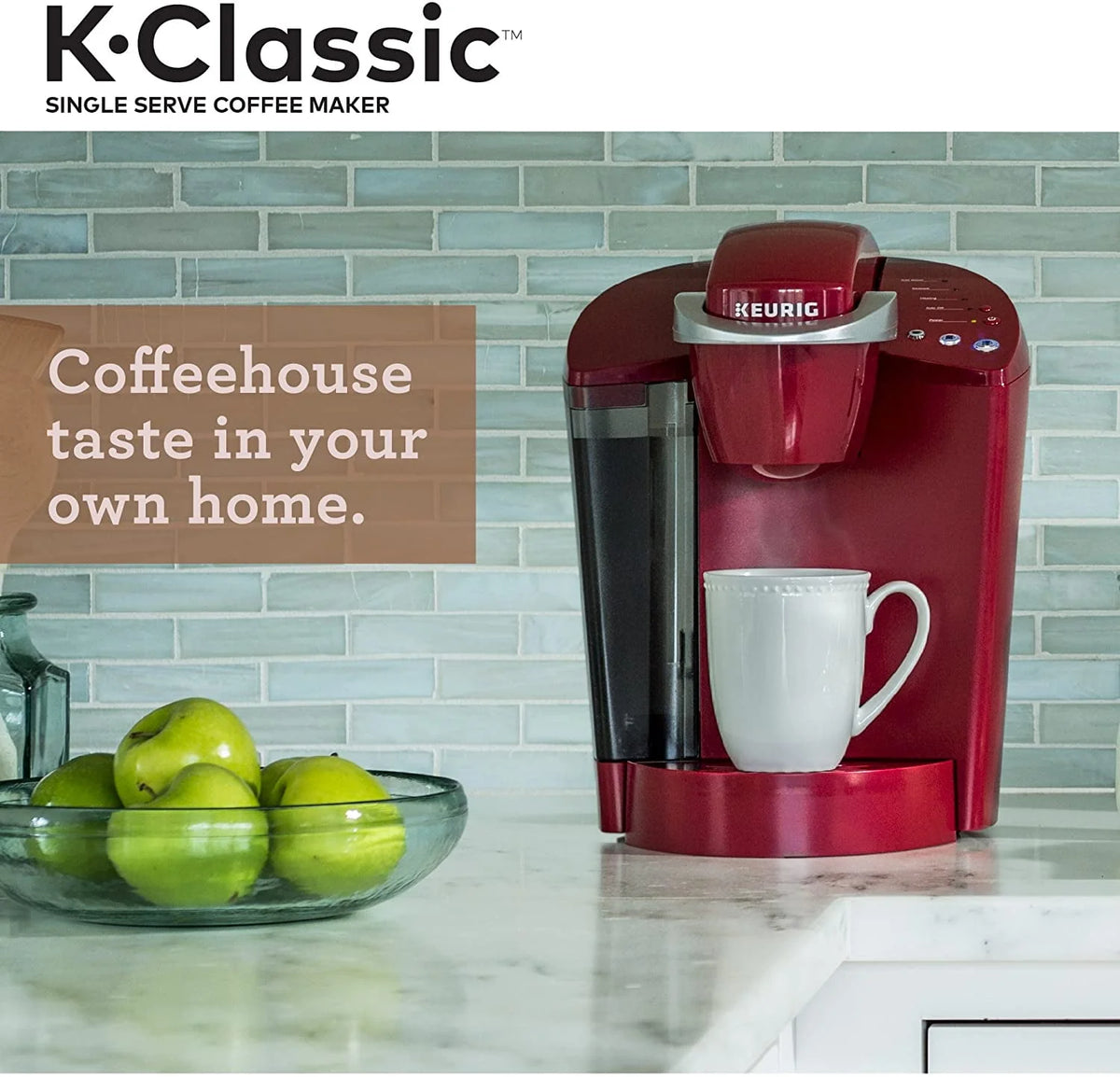 Single Serve Coffee Maker, 6 to 10 oz Brew Sizes Z5635