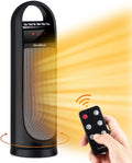 22" Electric Oscillating Tower Space Heater with Thermostat, Remote, Timer, 1500W V20664