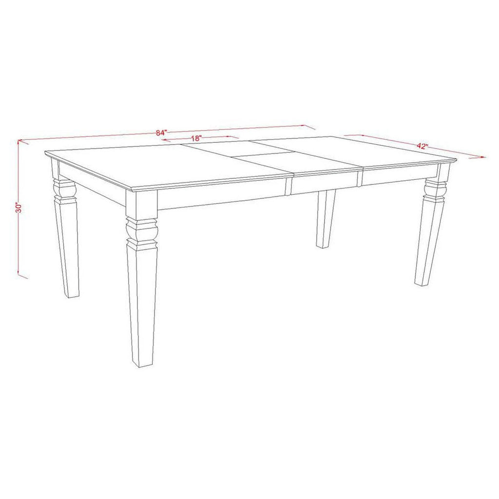 9-piece Wood Dining Table and Chairs in Black G264172