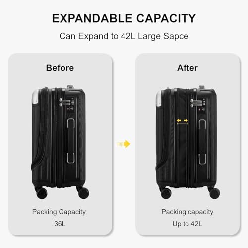 20 Inch Expandable Hardside Luggage with Tsa Lock B374185