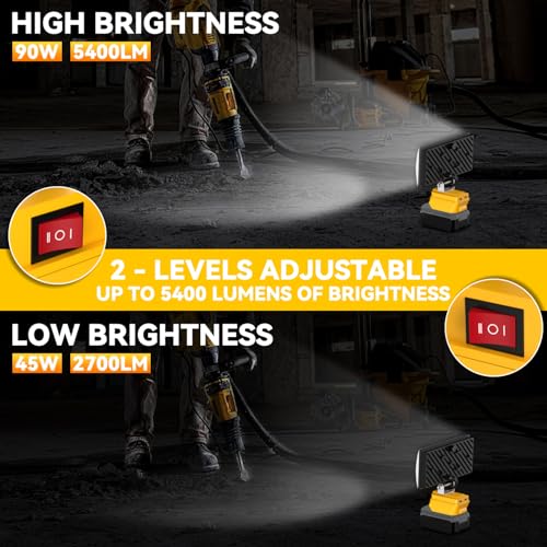 Cordless LED Work Light with USB Charging Port H343