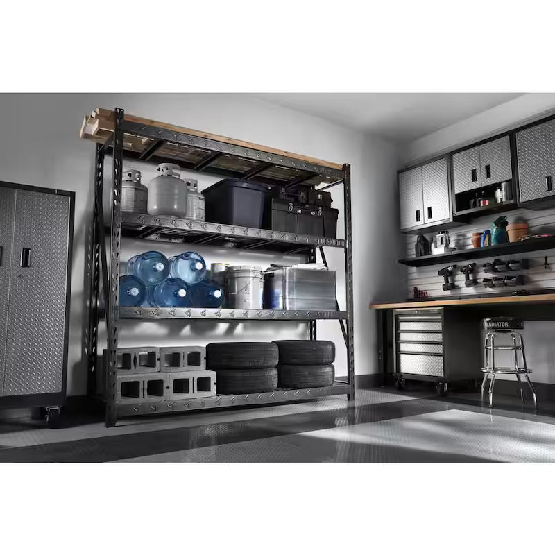 4-Tier Steel Garage Storage Shelving Unit F677214