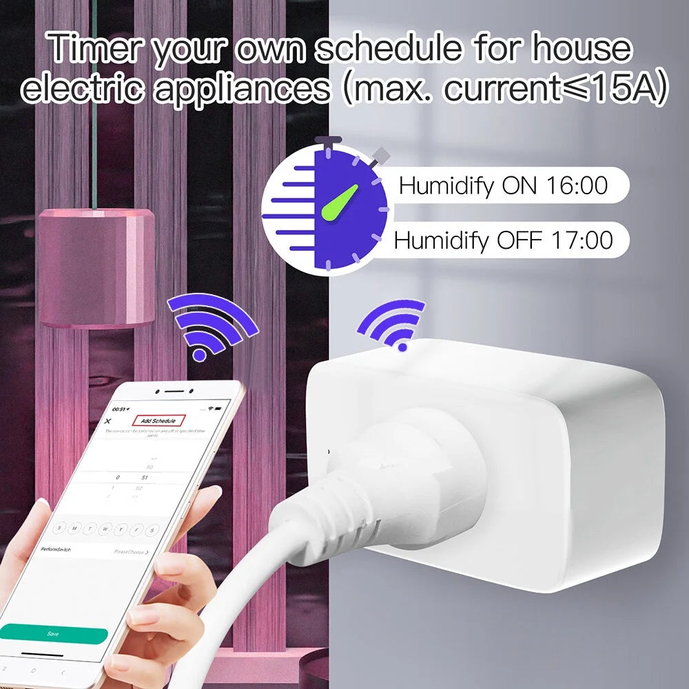 Smart Plug WiFi Socket Mini Outlet A398