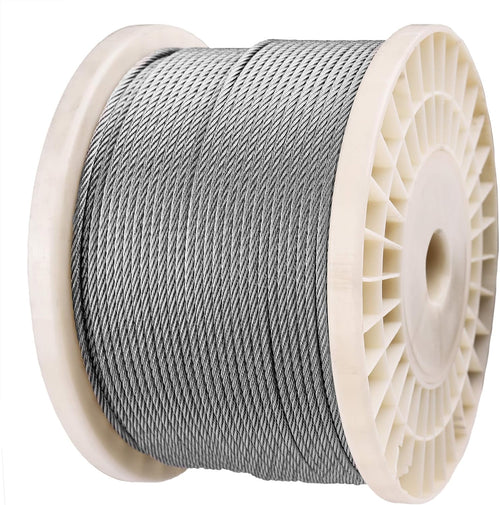 1/8 316 Stainless Steel Wire Rope Aircraft Cable 7x7 I32453