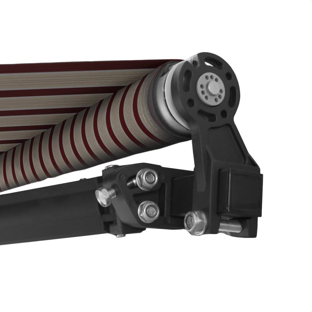Black Frame Retractable Patio Awning 10 x 8 Feet B76010