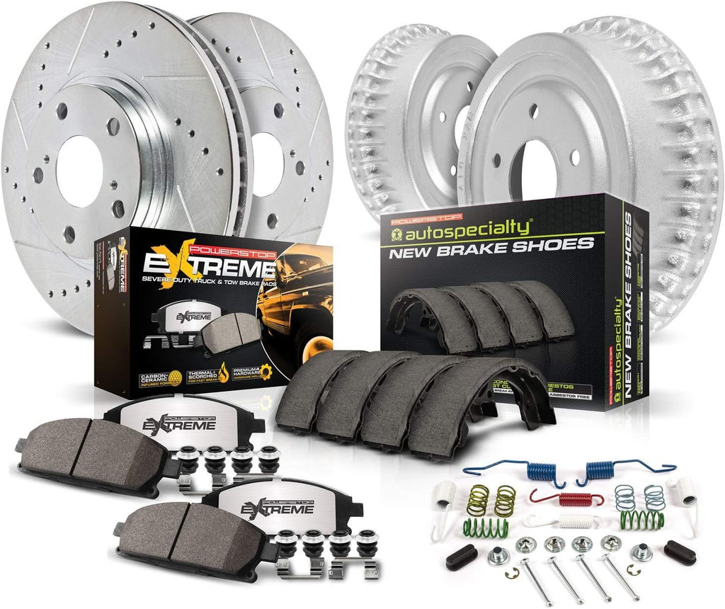 Front and Rear Carbon Fiber Ceramic Brake Kit Z983467