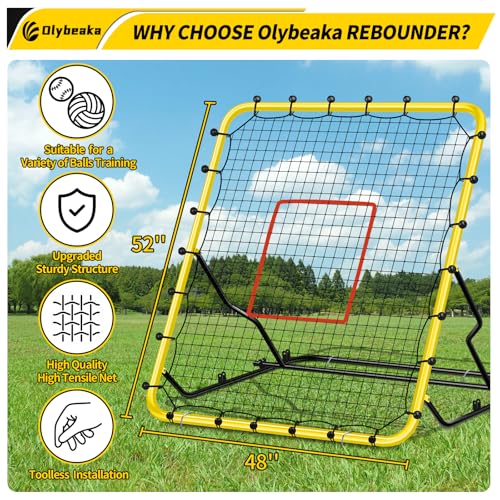 48" x 52" Baseball & Softball Rebounder Net with Carry Bag R98294