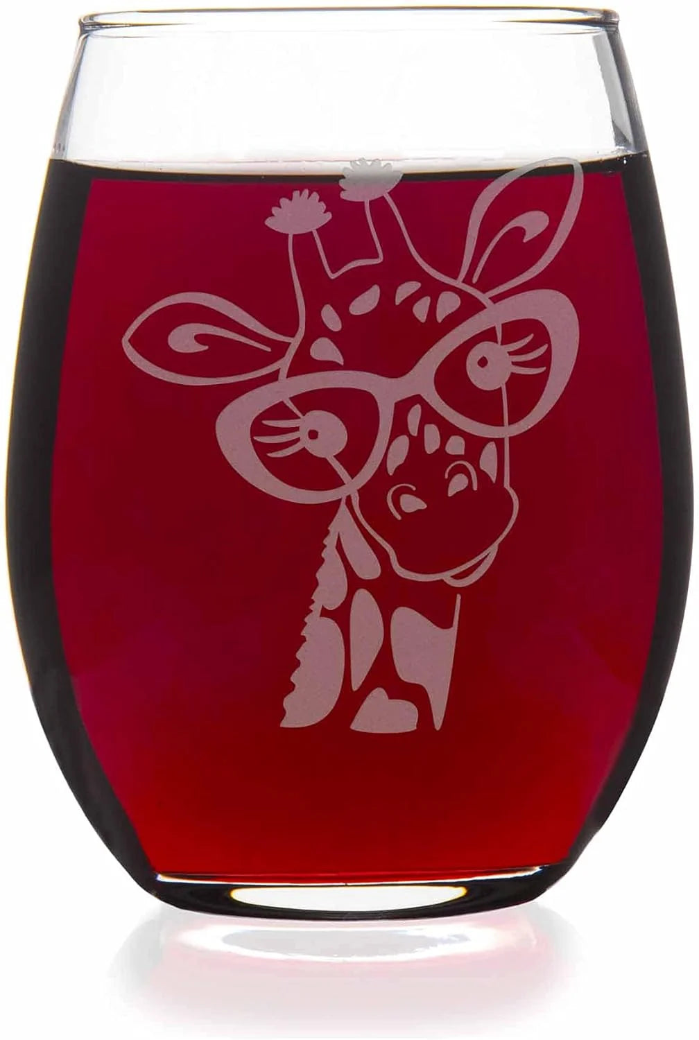 Giraffe Stemless Wine Glass Y646210
