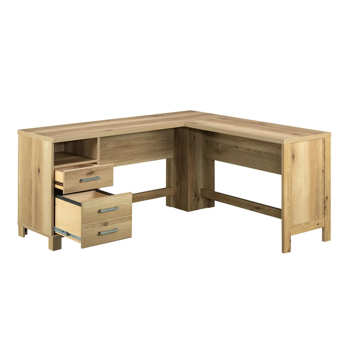 Engineered Wood L-Desk Q438463