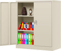Metal Locking Steel Storage Cabinet 42” with Adjustable Shelves Z61138