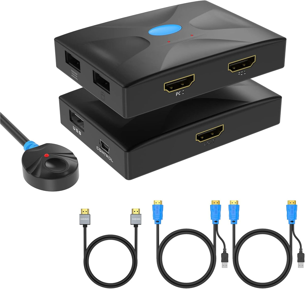 8 Port HDMI KVM Switch 4K@30Hz J485