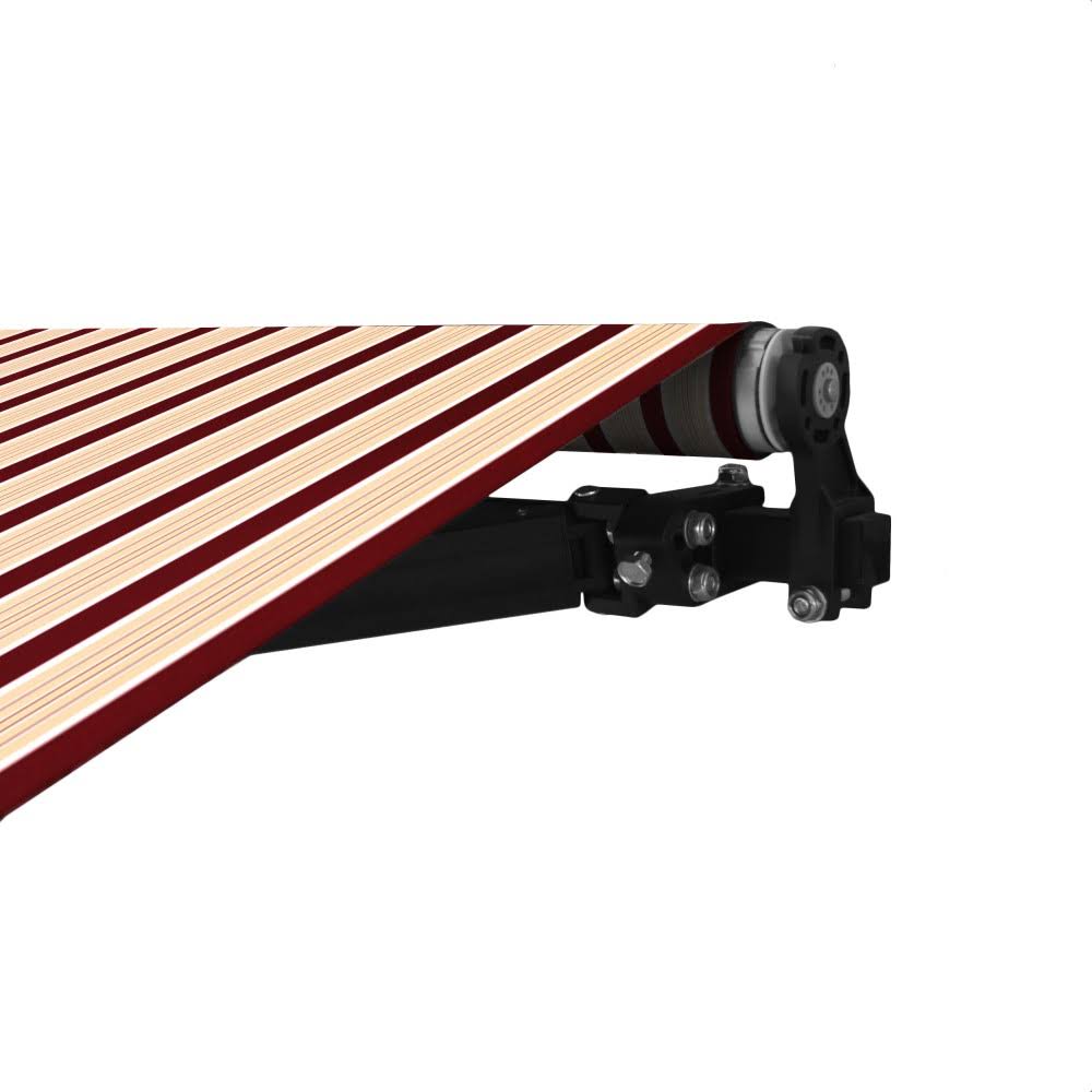 Black Frame Retractable Patio Awning 10 x 8 Feet B76010