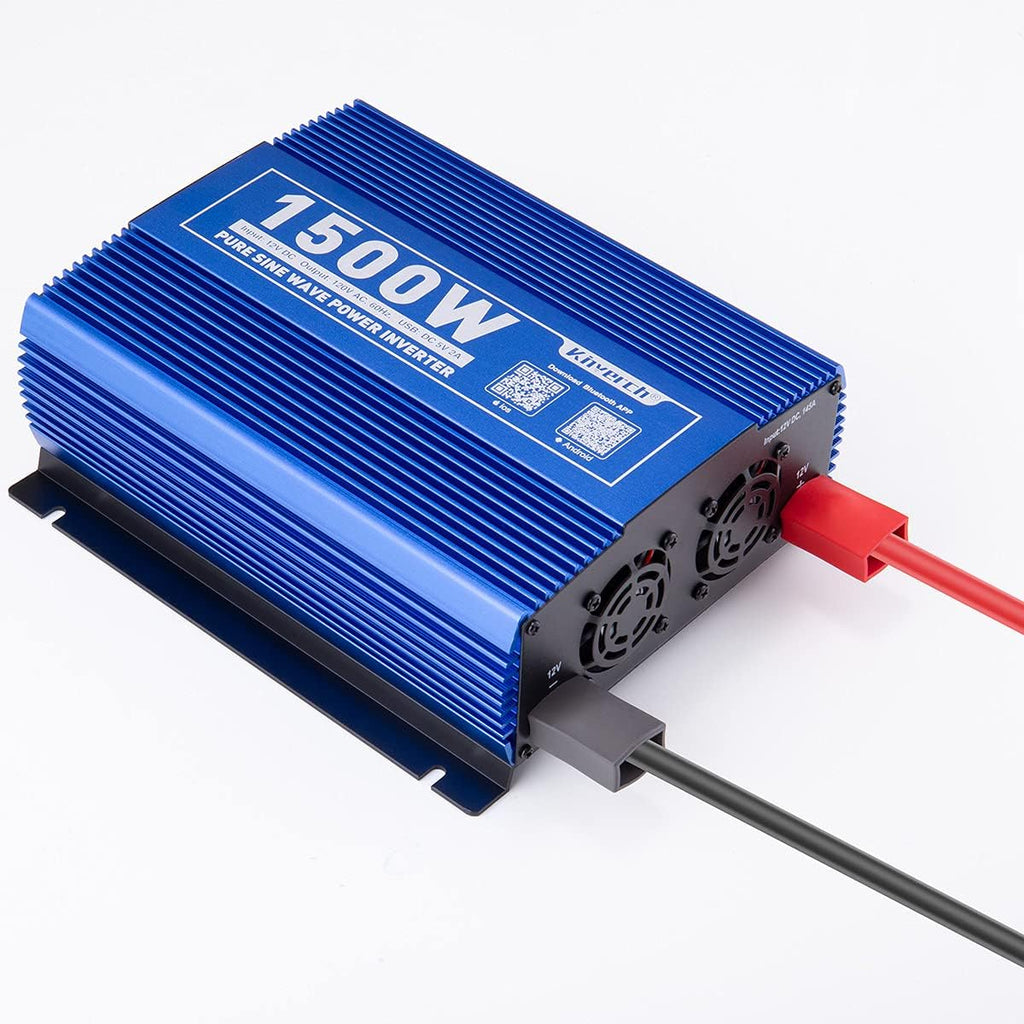 3000W Power Inverter DC12V to 110V AC with 4AC Outlets 2USB Port S25385