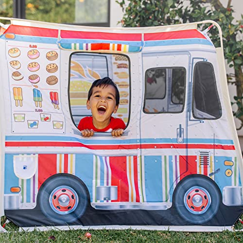 Double-Sided Food Truck Play Tent Q436
