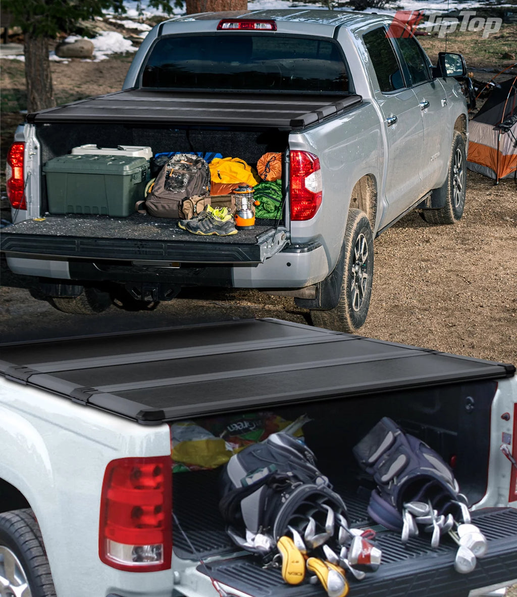 Hard Tri-Fold Tonneau Cover Truck Bed 6ft Bed E8804