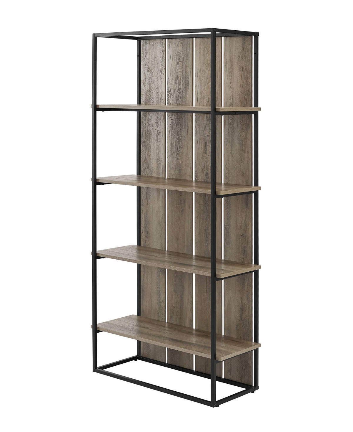 64 inch 4-Shelf Farmhouse Bookcase H338915