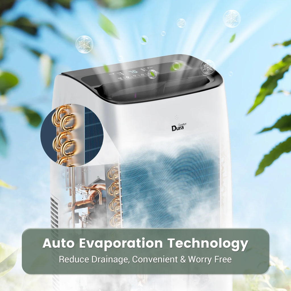 10200 BTU Portable Air Conditioner up to 450 Sq Ft with Dehumidifier B114