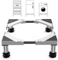 Adjustable Mini Fridge and Washer Stand with 4 Heavy Duty Feet Y505688