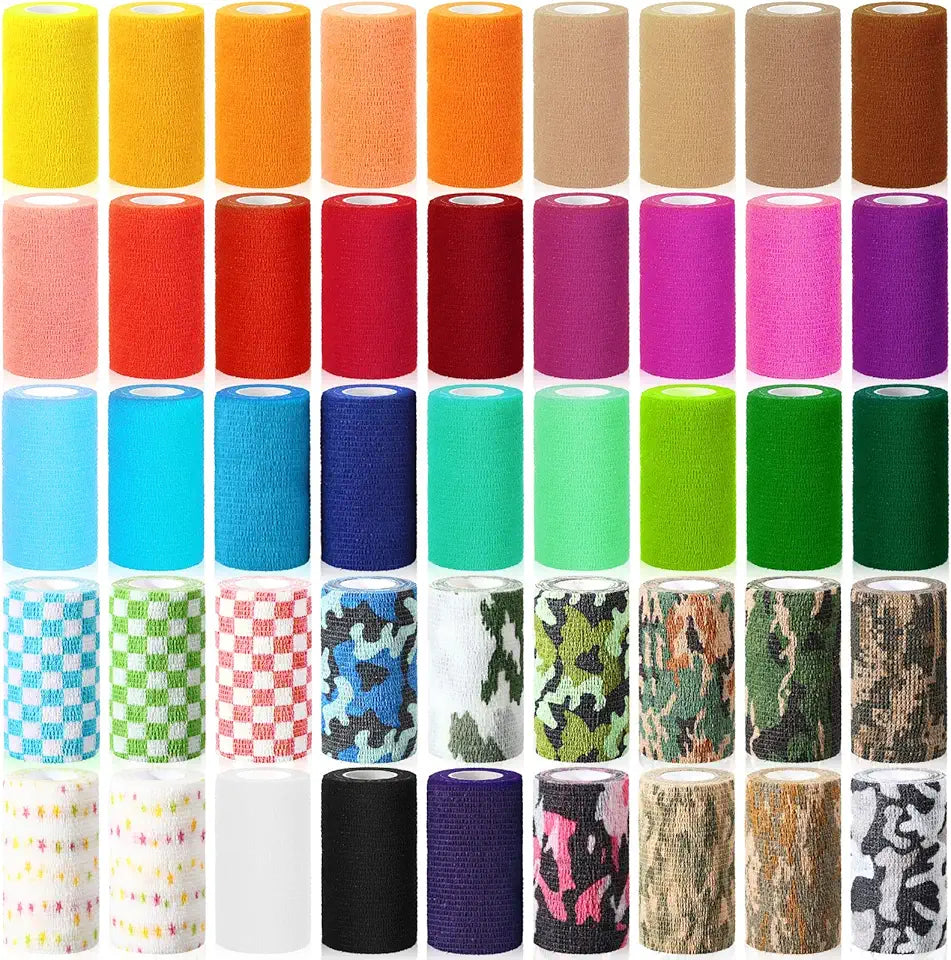 45 Rolls 4 Inch x 5 Yards Self Adhesive Cohesive Bandage Tape R600904