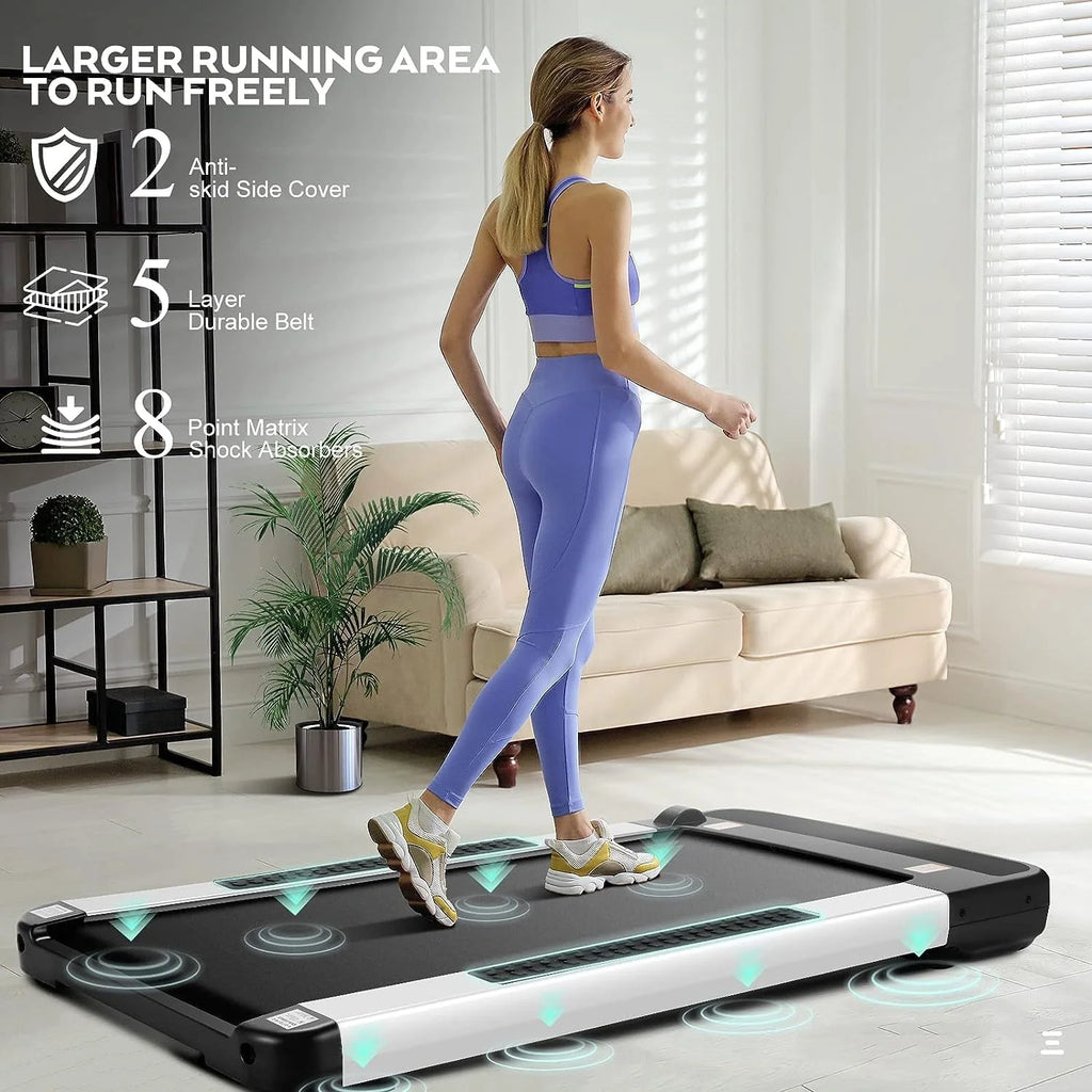Black Under Desk Treadmill with Remote Control M578