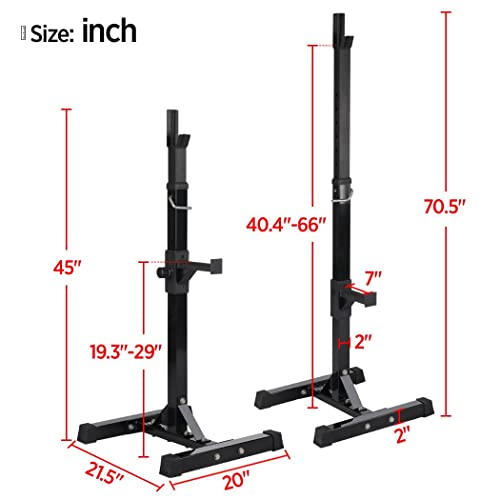 Adjustable Squat Rack and Bench Press Rack F3023