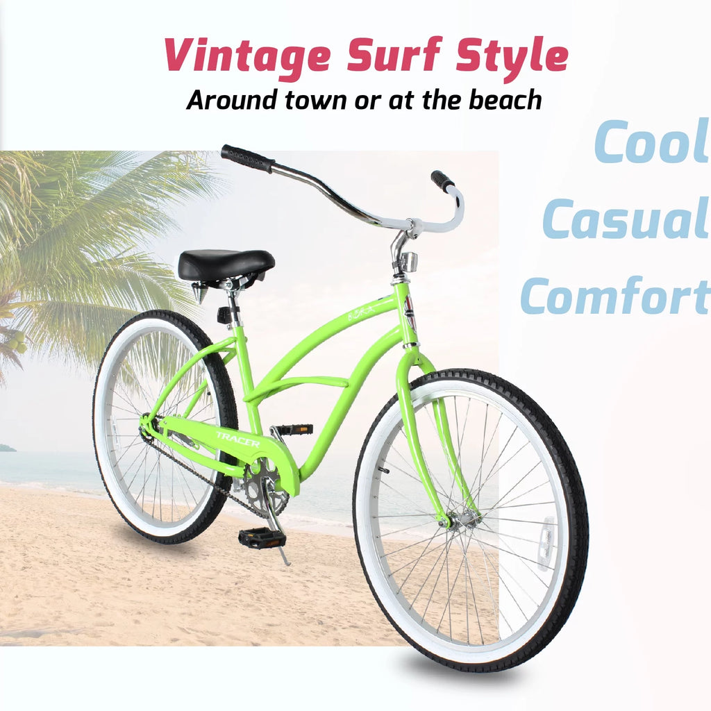 26 Inch 1 Speed Mint Green Cruiser Bike R450170