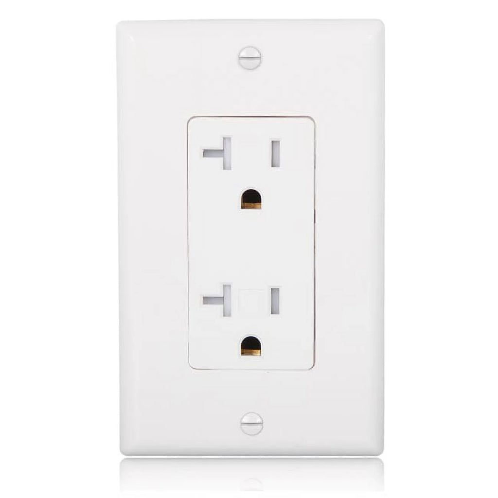 20A Tamper Resistant Decorative Electrical Outlet 10 Pack A187