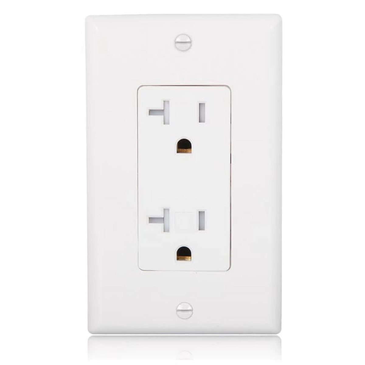 20A Tamper Resistant Decorative Electrical Outlet 10 Pack A187