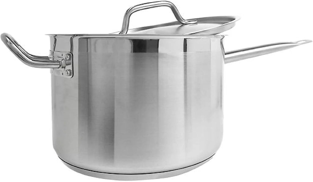 7-3/5 qt. Stainless Steel Saucepan with Lid V46289