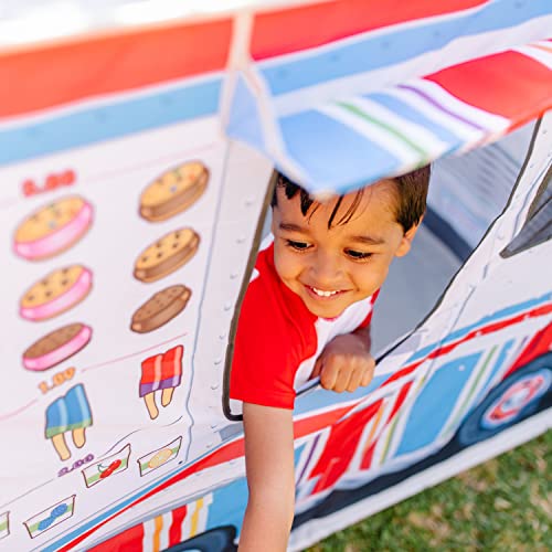 Double-Sided Food Truck Play Tent Q436