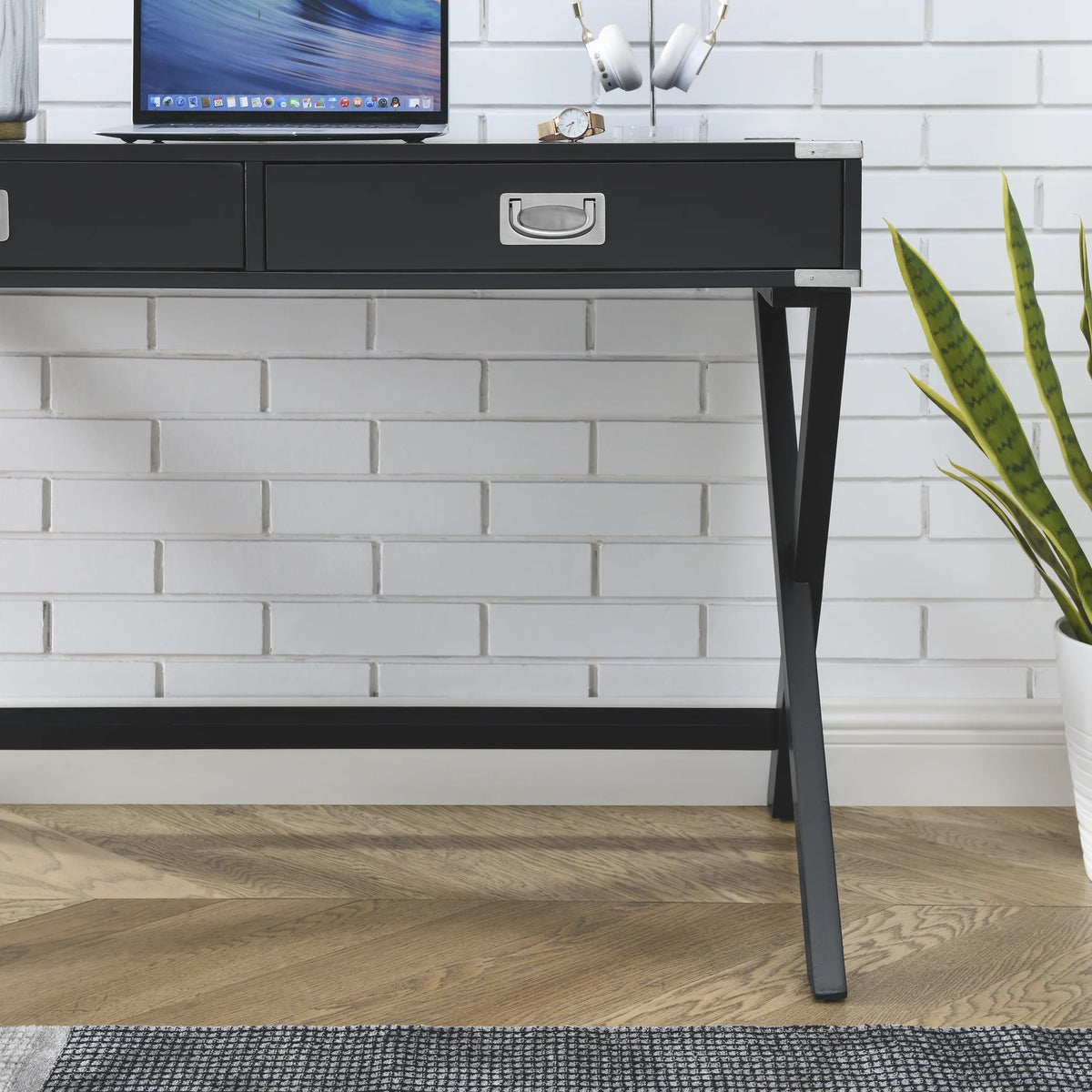 Computer Desk with Storage and Drawers Y7291