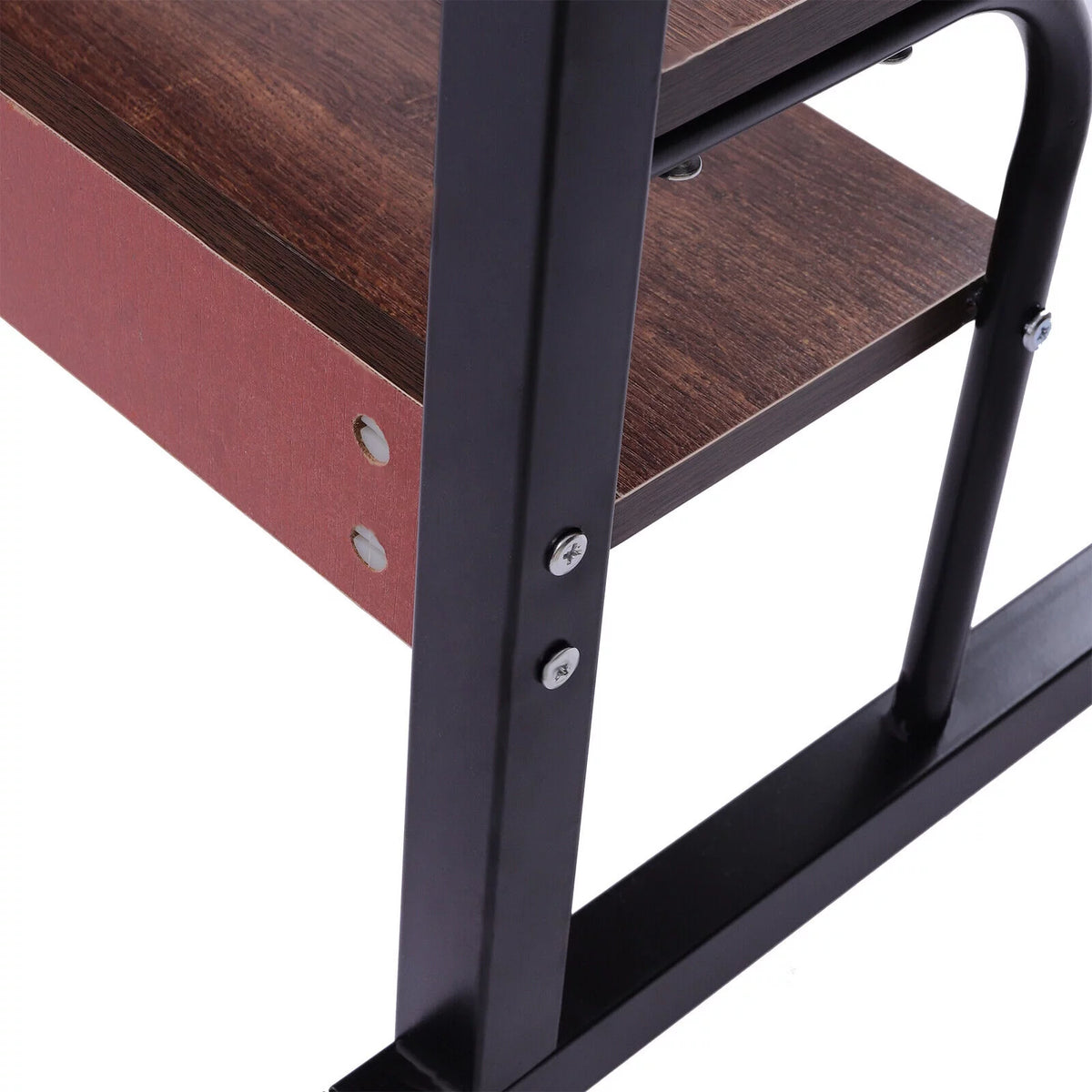 Rolling Computer Desk Corner Laptop Table B8321
