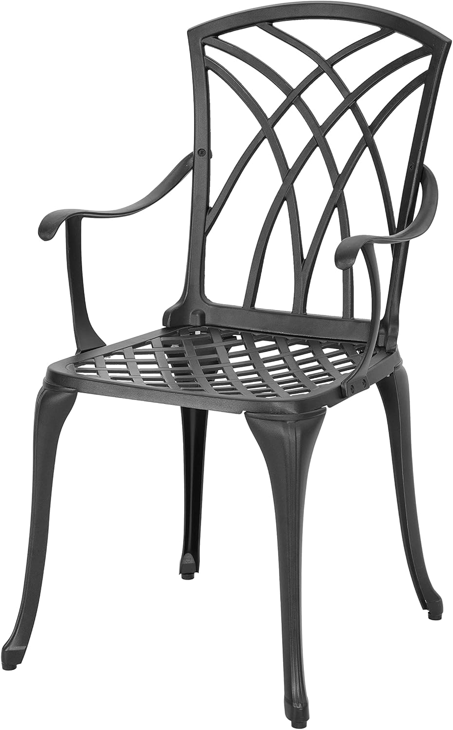 3 Piece Cast Aluminum Patio Bistro Set with Umbrella Hole M36160