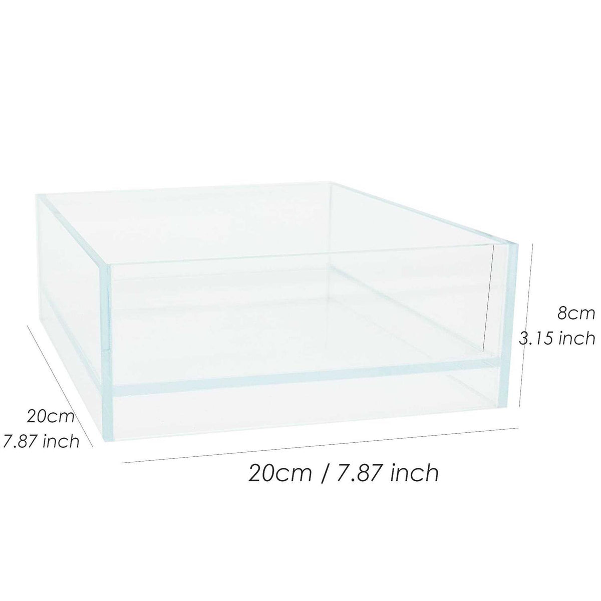 Nano Shallow Rimless Low-Iron Glass Aquarium O468