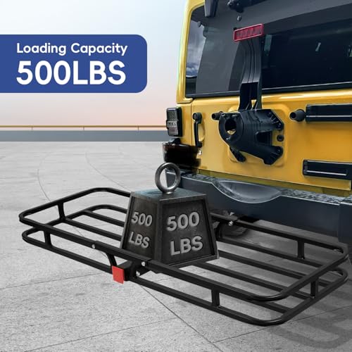 53" x 19" x 5" 500 Lbs Hitch Cargo Carrier with Net A23886